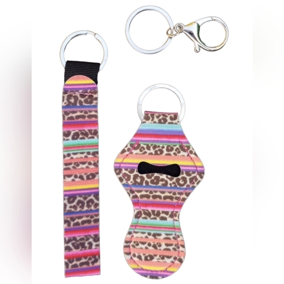 5/$25 Wrist Lanyard Strap Lip Balm Holder Keychain Lipstick Lighter Anim… - Picture 8 of 16